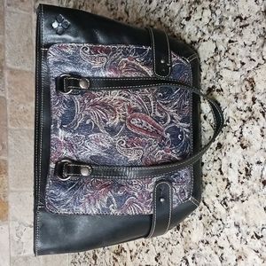 Patricia Nash Feather Paisley Tote